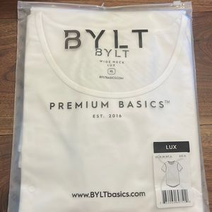 ***BRAND NEW*** BYLT XL wide neck lux shirt